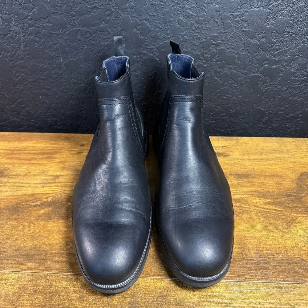 Johnston & Murphy XC4 Stanton 15-2765 Black Leather Chelsea Boot Mens 11M